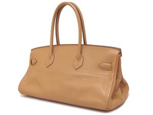  エルメス/ショルダーバーキン/タバックキャメル×シルバー金具 he-ba-4671