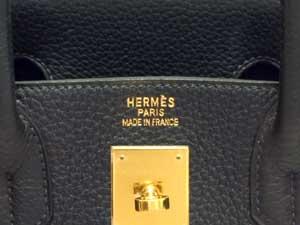 エルメス  オータクロア 28/ブルーインディコ×ゴールド金具 he-ba-3690