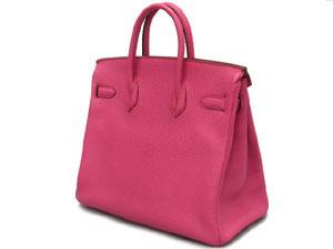 エルメス   オータクロア 28/フューシャピンク×シルバー金具 he-ba-1142