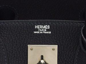エルメス  オータクロア 28/黒×シルバー金具 he-ba-2332