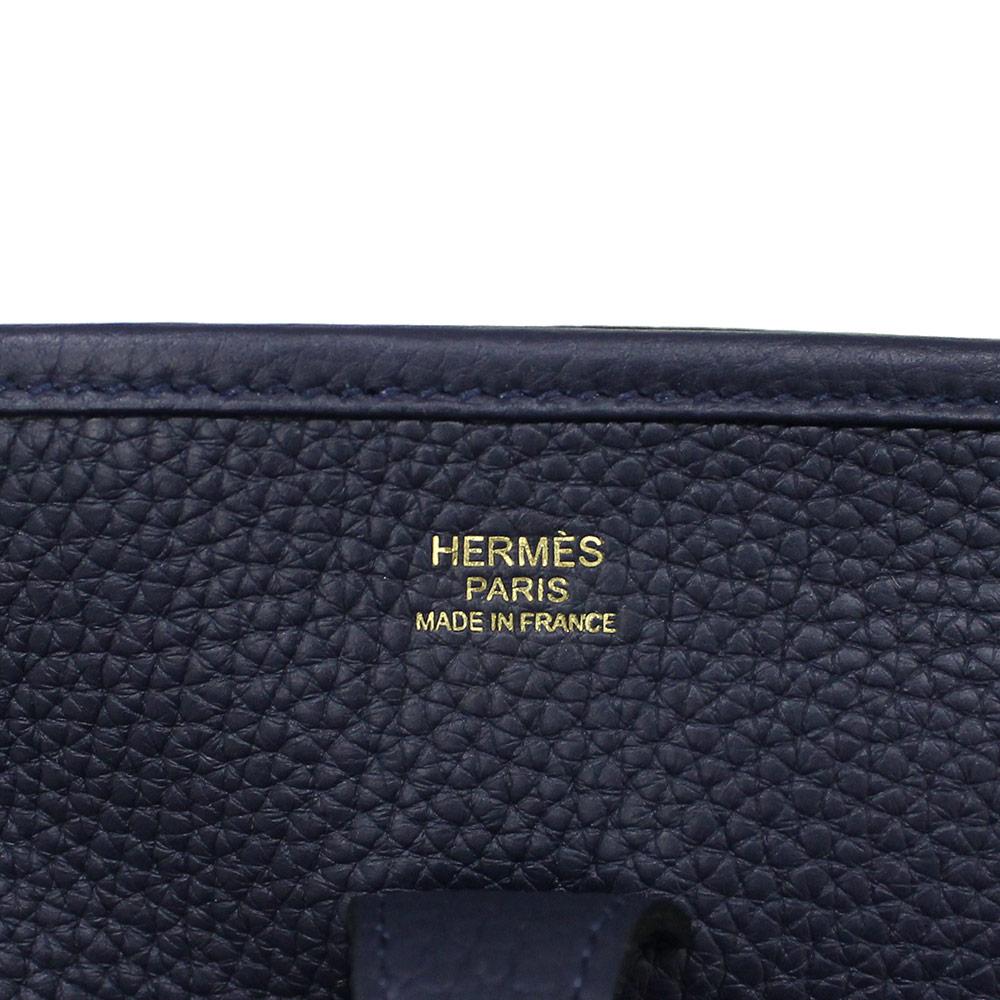 エルメス エヴリン 16/27/32 トリヨンクレマンス ショルダーバッグ ブルーニュイ C刻印 he-ba-4820