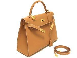 エルメス ケリー 28/32 ナチュラル×ゴールド金具 he-ba-3160