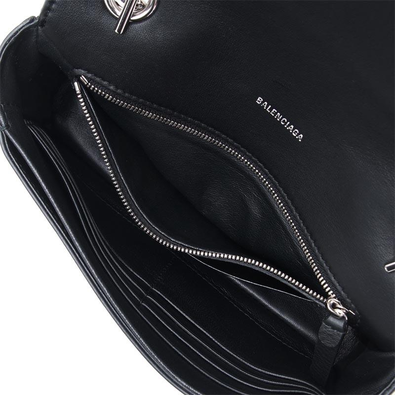 バレンシアガ BALENCIAGA ショルダーバッグ 2WAY ブラック レディース ギフト プレゼント レザー 本革 お財布ショルダー 537387 dlq4n 1000 EVERYDAY エブリデイ