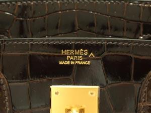 エルメス バーキン 25/30/35クロコダイル/エヴェンヌ×ゴールド金具 he-ba-3095