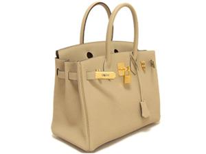 エルメス バーキン 25/30/35 トレンチ×ゴールド金具 he-ba-4999