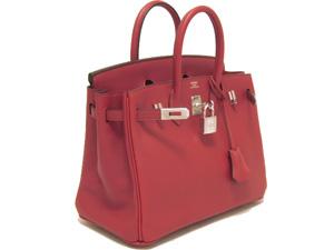 エルメス バーキン 25/30/35 ルージュグルナード×シルバー金具 he-ba-4975