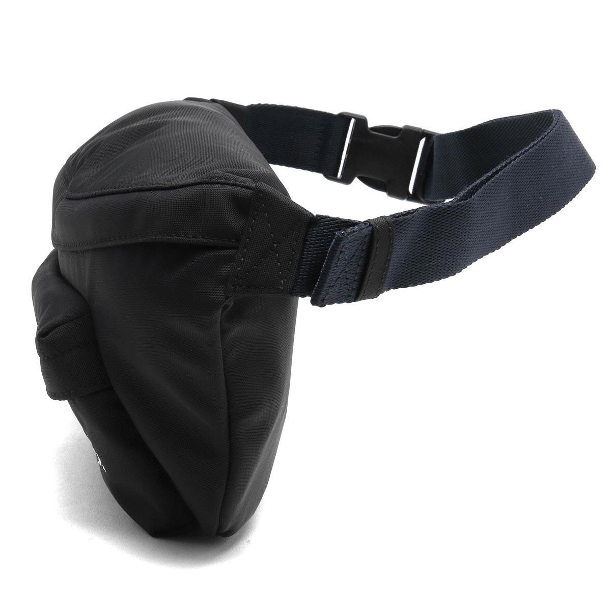 バレンシアガ BALENCIAGA ボディバッグ/ベルトバッグ ウィールベルトパックブラック&ネイビーブルー メンズ レディース 533009 HPG1X 1090 