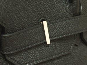  エルメス/ショルダーバーキン/黒×シルバー金具 he-ba-3151