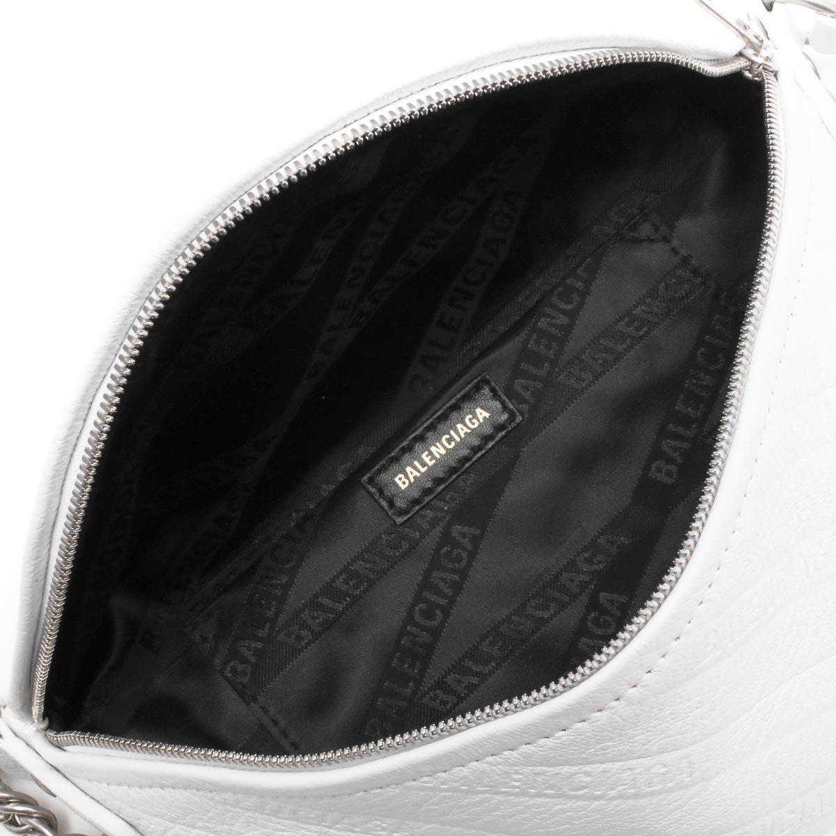 バレンシアガ BALENCIAGA ベルトバッグ/ボディバッグ スーベニア/SOUVENIR XXS ホワイト   メンズ レディース 565510 AQ4C3 9002