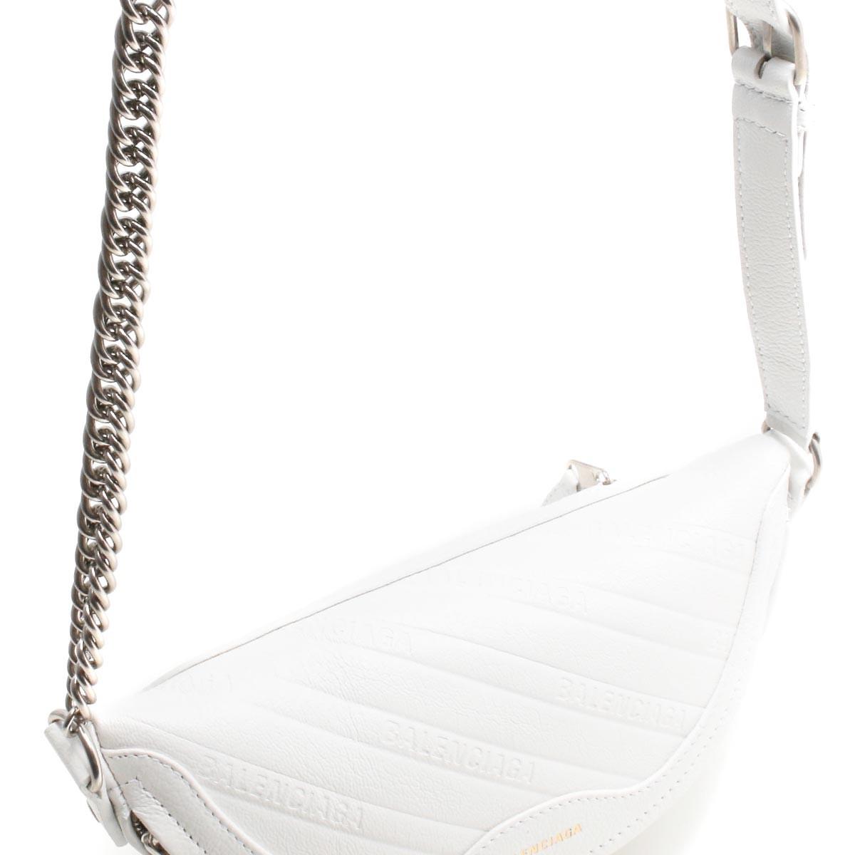 バレンシアガ BALENCIAGA ベルトバッグ/ボディバッグ スーベニア/SOUVENIR XXS ホワイト   メンズ レディース 565510 AQ4C3 9002