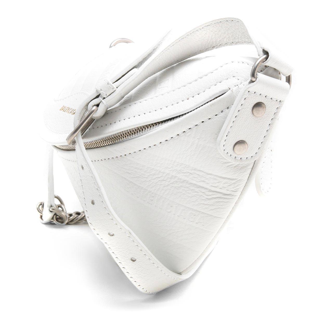 バレンシアガ BALENCIAGA ベルトバッグ/ボディバッグ スーベニア/SOUVENIR XXS ホワイト   メンズ レディース 565510 AQ4C3 9002
