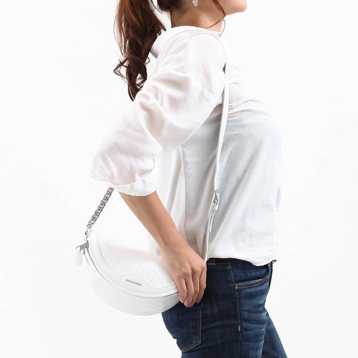 バレンシアガ BALENCIAGA ベルトバッグ/ボディバッグ スーベニア/SOUVENIR XXS ホワイト   メンズ レディース 565510 AQ4C3 9002