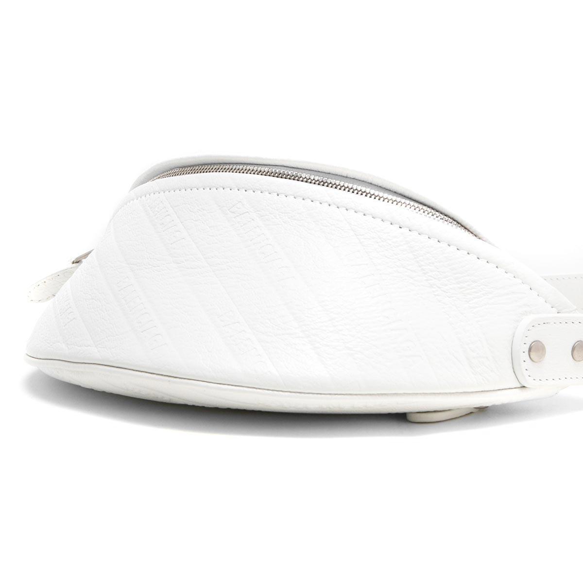 バレンシアガ BALENCIAGA ベルトバッグ/ボディバッグ スーベニア/SOUVENIR XXS ホワイト   メンズ レディース 565510 AQ4C3 9002