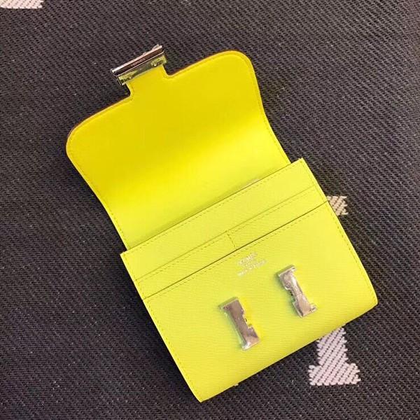 エルメス コンスタンス コンパクト ミニ ヴォーエプソン  二つ折り財布 he-co-0082