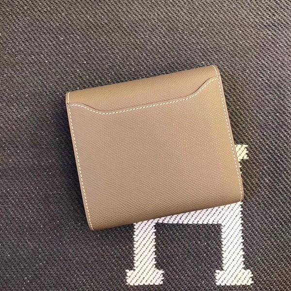 エルメス コンスタンス コンパクト ミニ ヴォーエプソン  二つ折り財布 he-co-0091