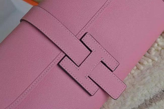 エルメス ジジェ　エラン　ローズコンフェッティ　ピンク　エプソン he-je-5308