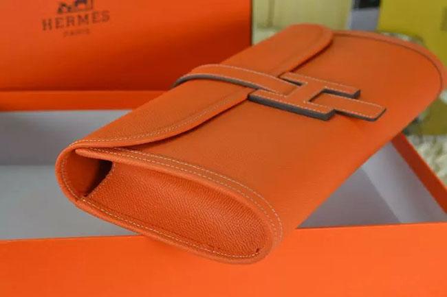 エルメス[HERMES] ジジェ エラン[Jige Elan] （シロステッチ） エプソン オレンジ he-je-5301