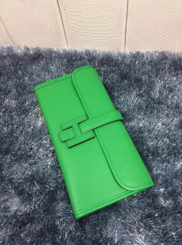 エルメス[HERMES] ジジェ エラン[Jige Elan] （シロステッチ） エプソン グリーン he-je-5302
