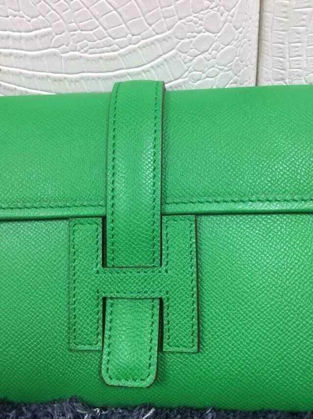 エルメス[HERMES] ジジェ エラン[Jige Elan] （シロステッチ） エプソン グリーン he-je-5302
