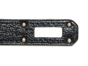 エルメス/ケリーウォレット ロング/黒×シルバー金具 he-ac-1358 