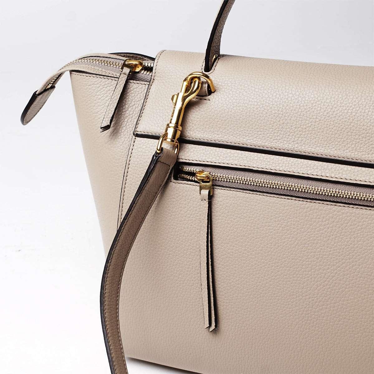 セリーヌ/CELINE ハンドバッグ(2WAY仕様)/Belt Bag LEATHER /Dune ベージュ系 17610 3xvm 03un レディース