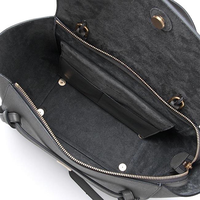 セリーヌ CELINE ハンドバッグ(2WAY仕様) Belt Bag LEATHER Grey グレー系 17610 3zva 10dc レディース