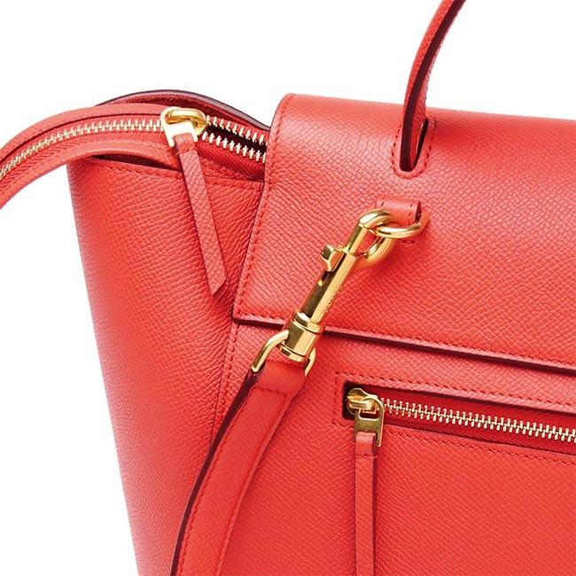 セリーヌ CELINE/ ハンドバッグ(2WAY仕様)/Belt Bag LEATHER /Vermillon レッド系 17610 3zva 27vl レディース