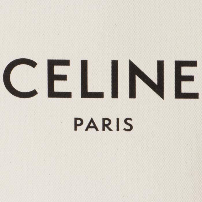 セリーヌ トートバッグ CELINE バーティカル CABAS キャンバストート ロゴプリント ベージュ系 19040 2BNZ 02NT