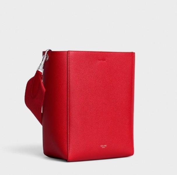 CELINE セリーヌ SANGLE SMALL サングル バケット スモール ショルダーバッグ レザー 189303AH4