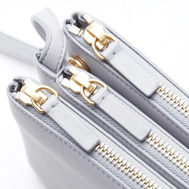 セリーヌ CELINE ショルダーバッグ グレー レディース ギフト プレゼント レザー 本革 グレー 16511 3eta 08gc Trio トリオ
