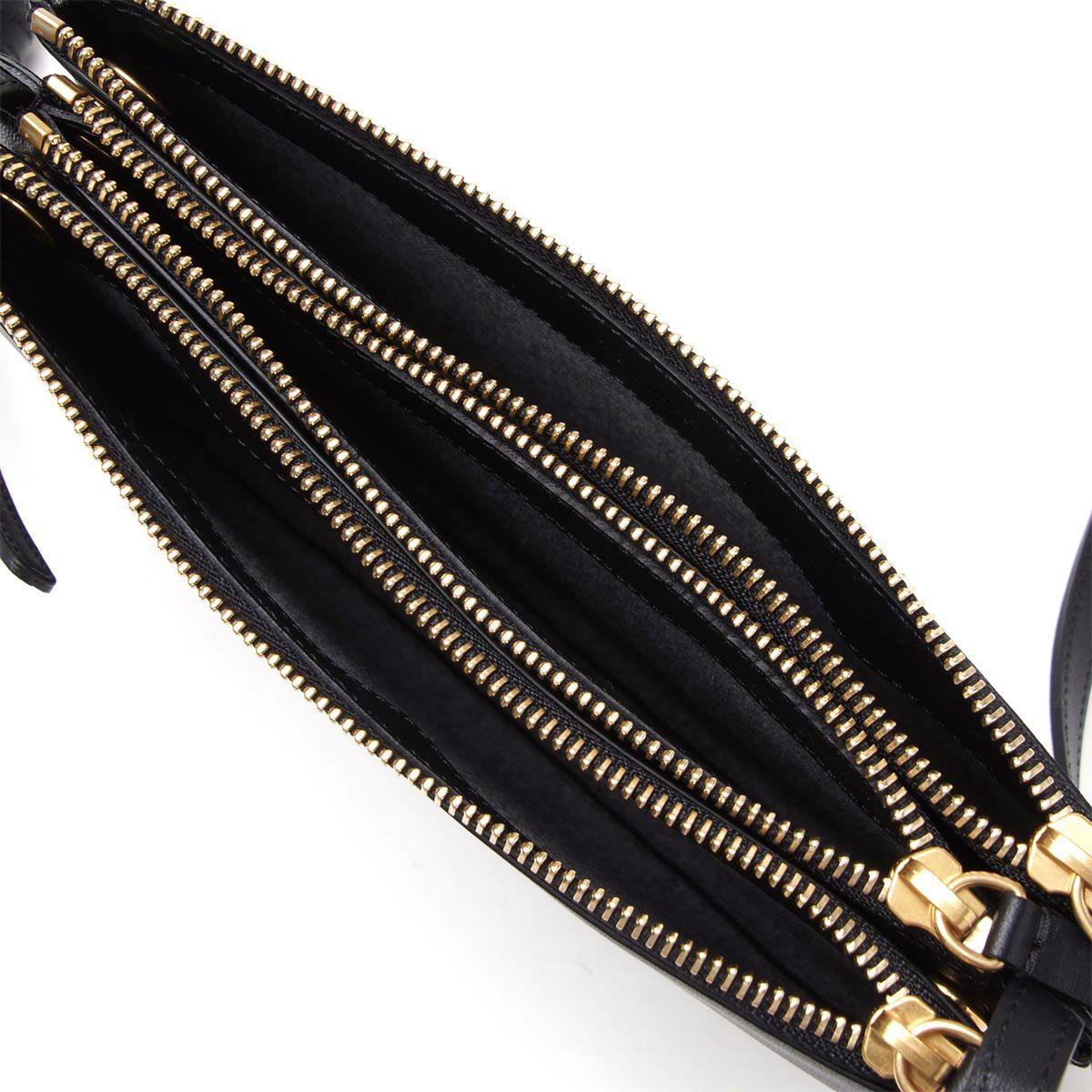 セリーヌ CELINE ショルダーバッグ LARGE TRIO トリオ LEATHER Black ブラック系 17145 3eta 38no レディース