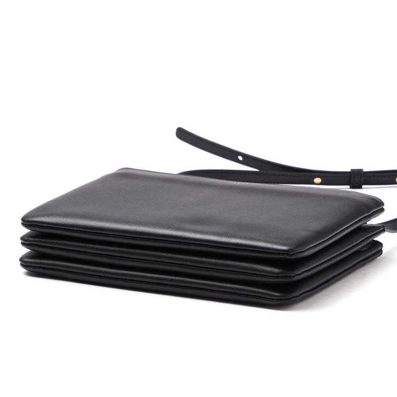 セリーヌ CELINE ショルダーバッグ LARGE TRIO トリオ LEATHER Black ブラック系 17145 3eta 38no レディース