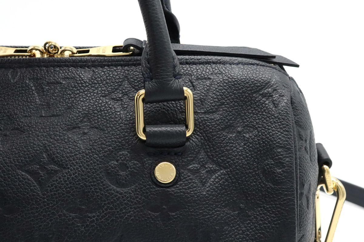 LOUIS VUITTON ルイ ヴィトン モノグラムアンプラント スピーディバンドリエール25 ハンドバッグ 2WAY ショルダー アンフィニ 黒 M40762