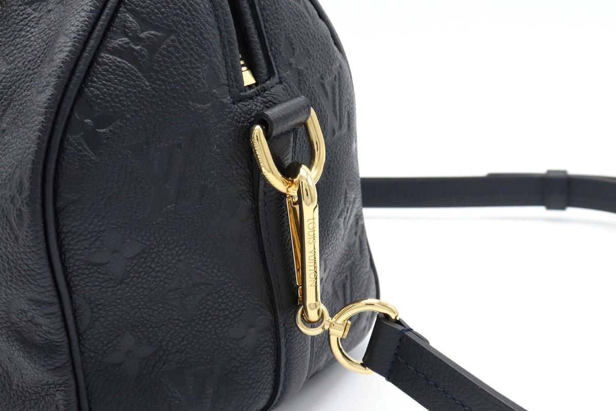 LOUIS VUITTON ルイ ヴィトン モノグラムアンプラント スピーディバンドリエール25 ハンドバッグ 2WAY ショルダー アンフィニ 黒 M40762