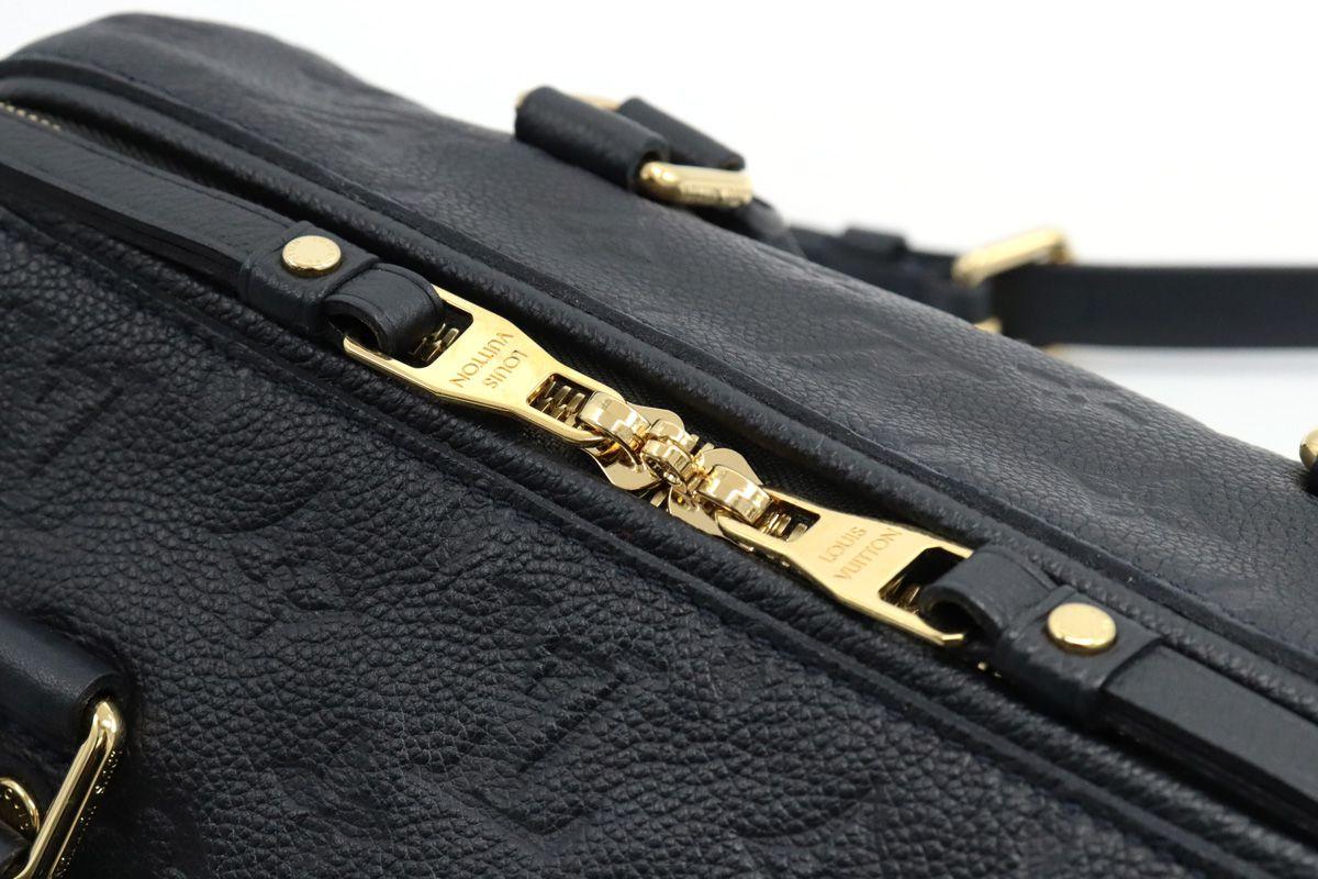 LOUIS VUITTON ルイ ヴィトン モノグラムアンプラント スピーディバンドリエール25 ハンドバッグ 2WAY ショルダー アンフィニ 黒 M40762