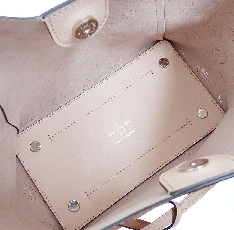 LOUIS VUITTON ルイヴィトン M54353 2WAY ハンドバッグ ヒナPM マヒナ ショルダーバッグ マヒナレザー マグノリア ピンク レディース