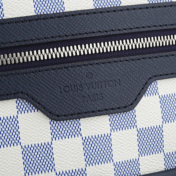 ルイヴィトン リュックサック Louis Vuitton N40018 バッグ ダミエ アズール DAMIER AZUR マッチポイント・バックパック メンズ AZURE オフホワイト/ネイビー