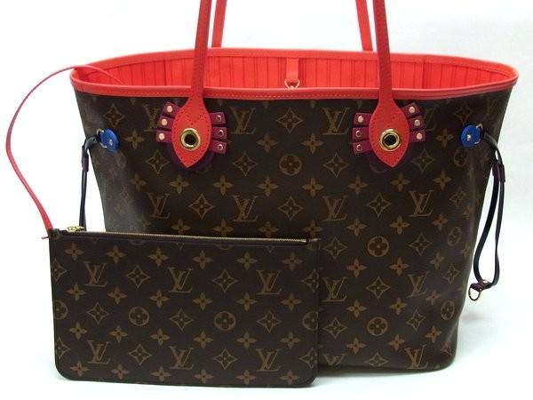 ルイ・ヴィトン LOUIS VUITTON  トートバッグ  モノグラム エピ エスニック ネヴァーフルMM ポーチ付き M41663