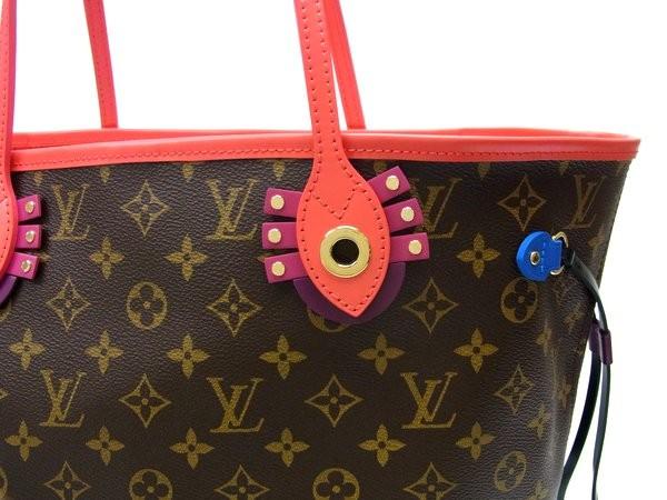 ルイ・ヴィトン LOUIS VUITTON  トートバッグ  モノグラム エピ エスニック ネヴァーフルMM ポーチ付き M41663