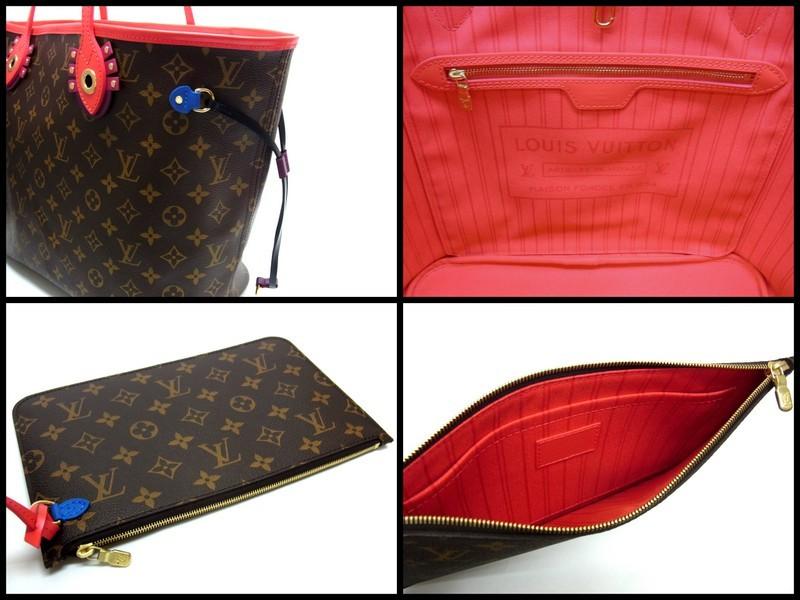 ルイ・ヴィトン LOUIS VUITTON  トートバッグ  モノグラム エピ エスニック ネヴァーフルMM ポーチ付き M41663