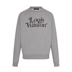 ルイヴィトン LOUIS VUITTON スクエアードLVスウェットシャツ コットン100％ 1A7X6W