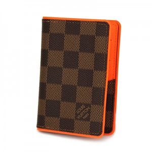 ルイヴィトン カードケース(名刺入れ) Louis Vuitton N63158 ブランド小物 ダミエ オーガナイザー ドゥ ポッシュ ユニセックス エベヌ ダークブラウン