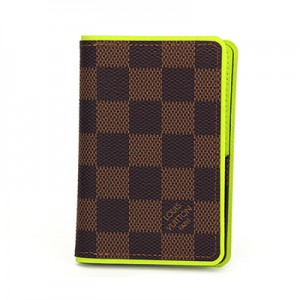 ルイヴィトン カードケース(名刺入れ) Louis Vuitton N63157 ブランド小物 ダミエ オーガナイザー・ドュ ポッシュ メンズ ジョーヌ イエロ...