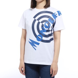 モンクレール MONCLER クルーネックTシャツ ホワイト レディース 8c71720 83907 001