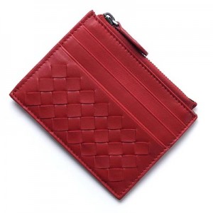ボッテガヴェネタ BOTTEGA VENETA カードケース NAPPA チャイナレッド レッド系 367004 v001n 6417 メンズ＆レディース