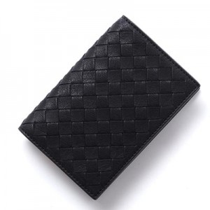 ボッテガヴェネタ BOTTEGA VENETA カードケース WASHED VINTAGE ブラック×ダークグレー ブラック系 120701 vbd51 888...