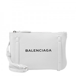 バレンシアガ BALENCIAGA バッグ レディース ショルダーバッグ ホワイト EVERYDAY POUCH STRAP [エブリデイ] 500979 D6W2N 9060