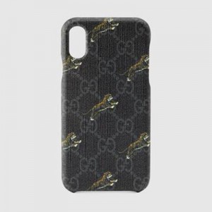 GUCCIiphoneケース ソフトt GG スプリームタイガー iPhone X / XR /XSケース 598183 HPL00 1093