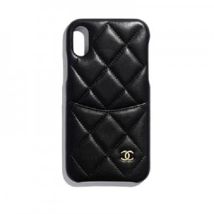 シャネル CHANEL IPhoneX XR XS XS MAXクラシックケース ラムスキン ブラック AP0372 B01291 N9968
