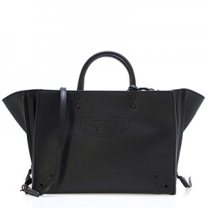 バレンシアガ BALENCIAGA バッグ レディース 2WAYハンドバッグ PAPER ZA BLACK A6 [ペーパー] ブラック 黒 NOIR  490027 D6WIT 1000